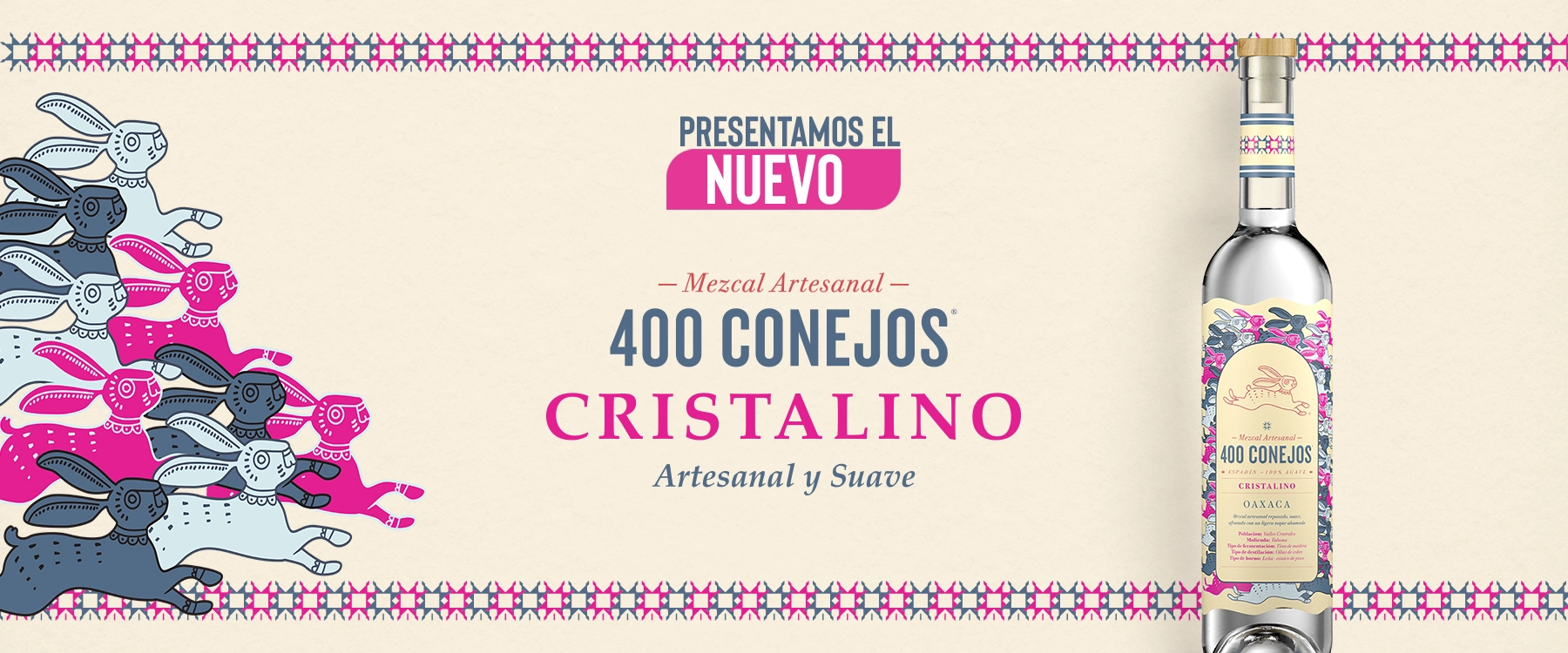 Nuevo Mezcal Cristalino: suavidad auténtica.